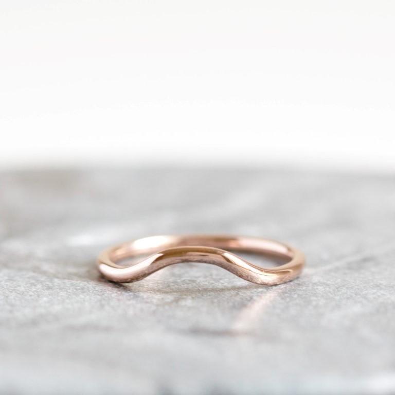Curved Wedding Band