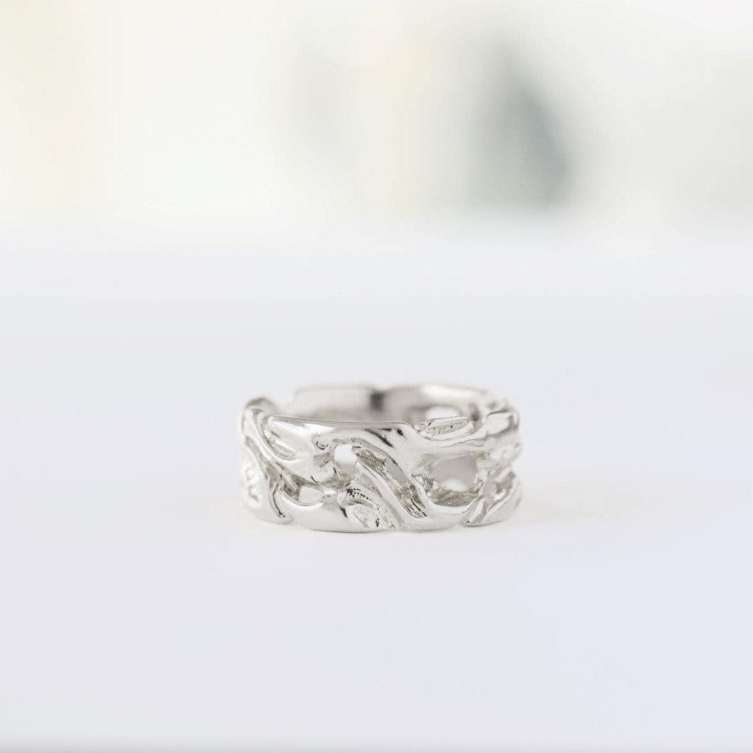 Rustic Mens Wedding Ring