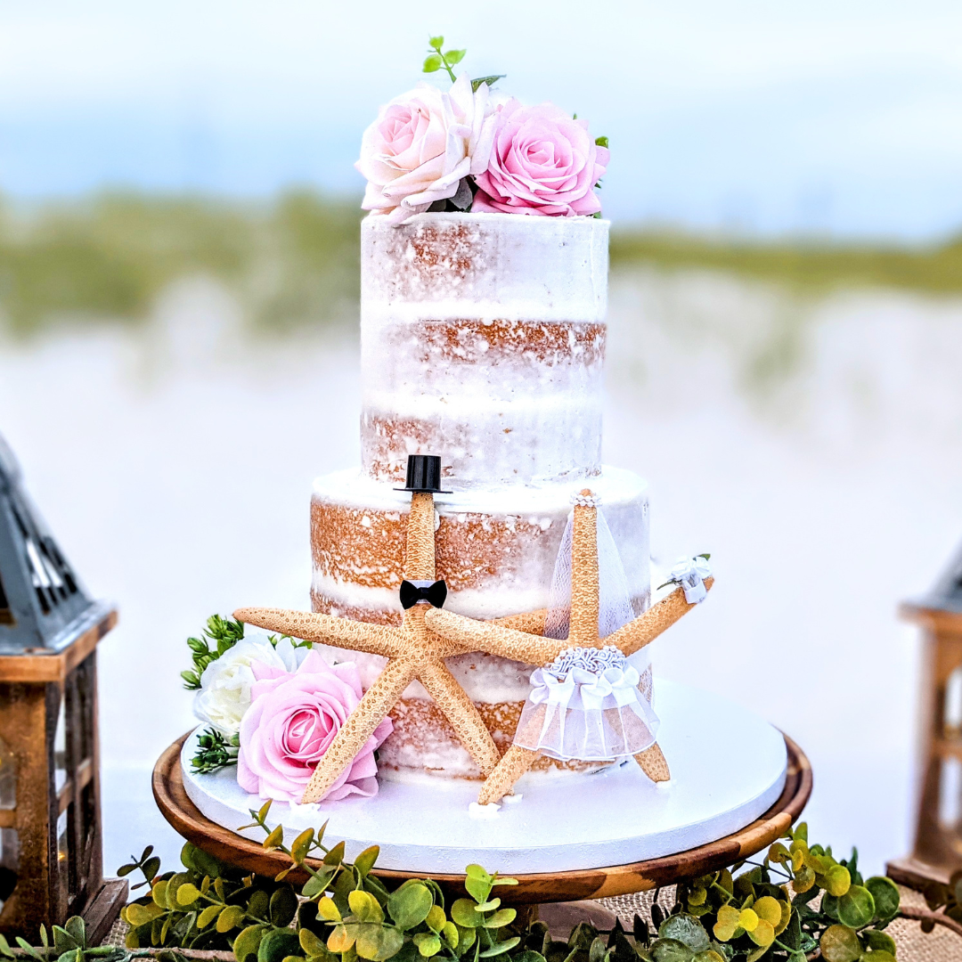 Traditional Buttercream Wedding Cake