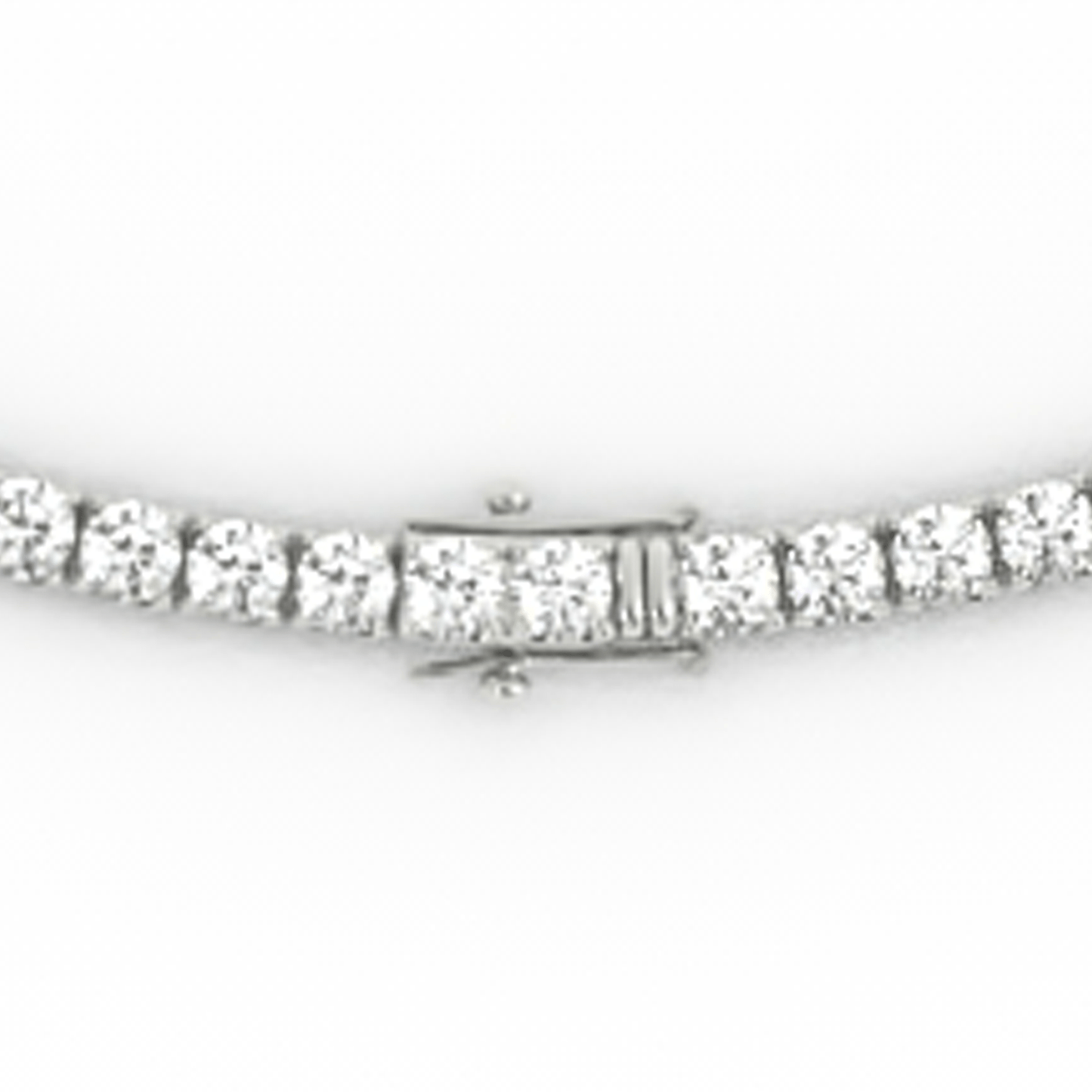 3mm Moissanite Tennis Necklace