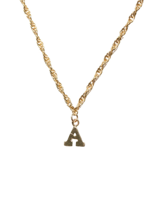 SINGLE INITIAL NECKLACE
