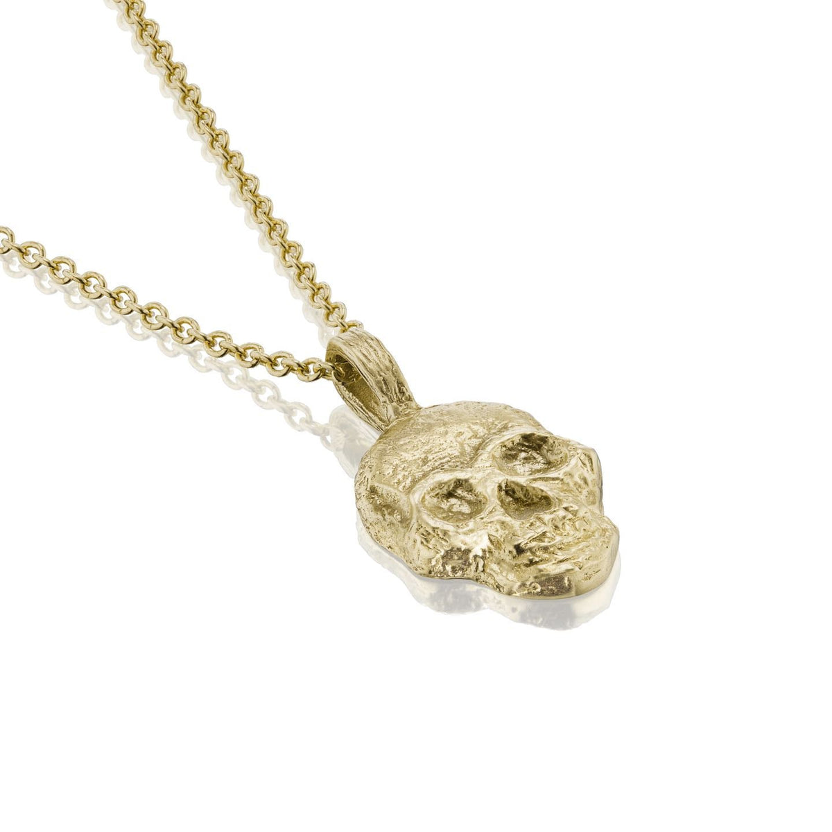 ・SKULL NECKLACE・Gold Pendant (Ready to Ship)