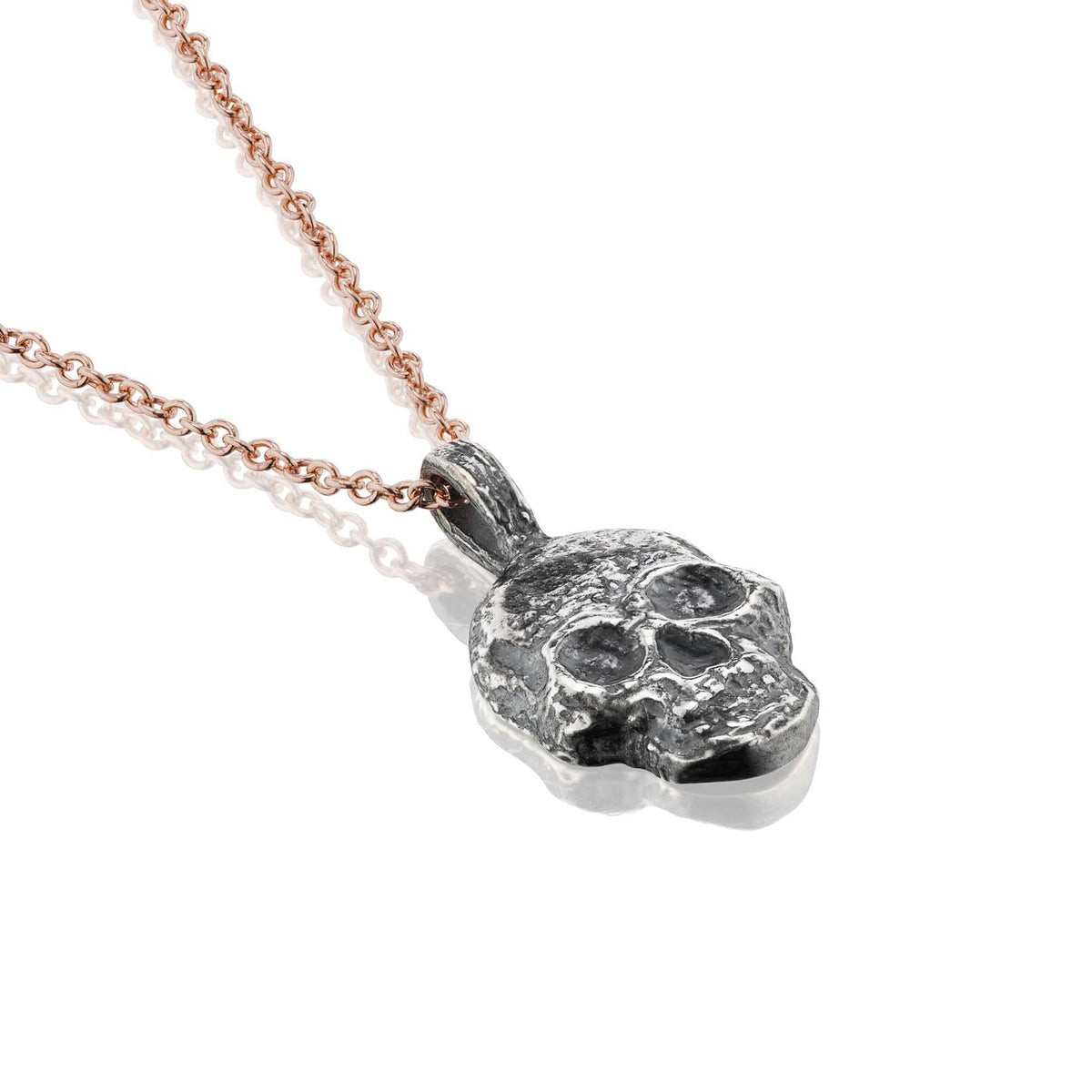 ・SKULL NECKLACE・Silver Pendant, Gold or Silver Chain (Ready to Ship)