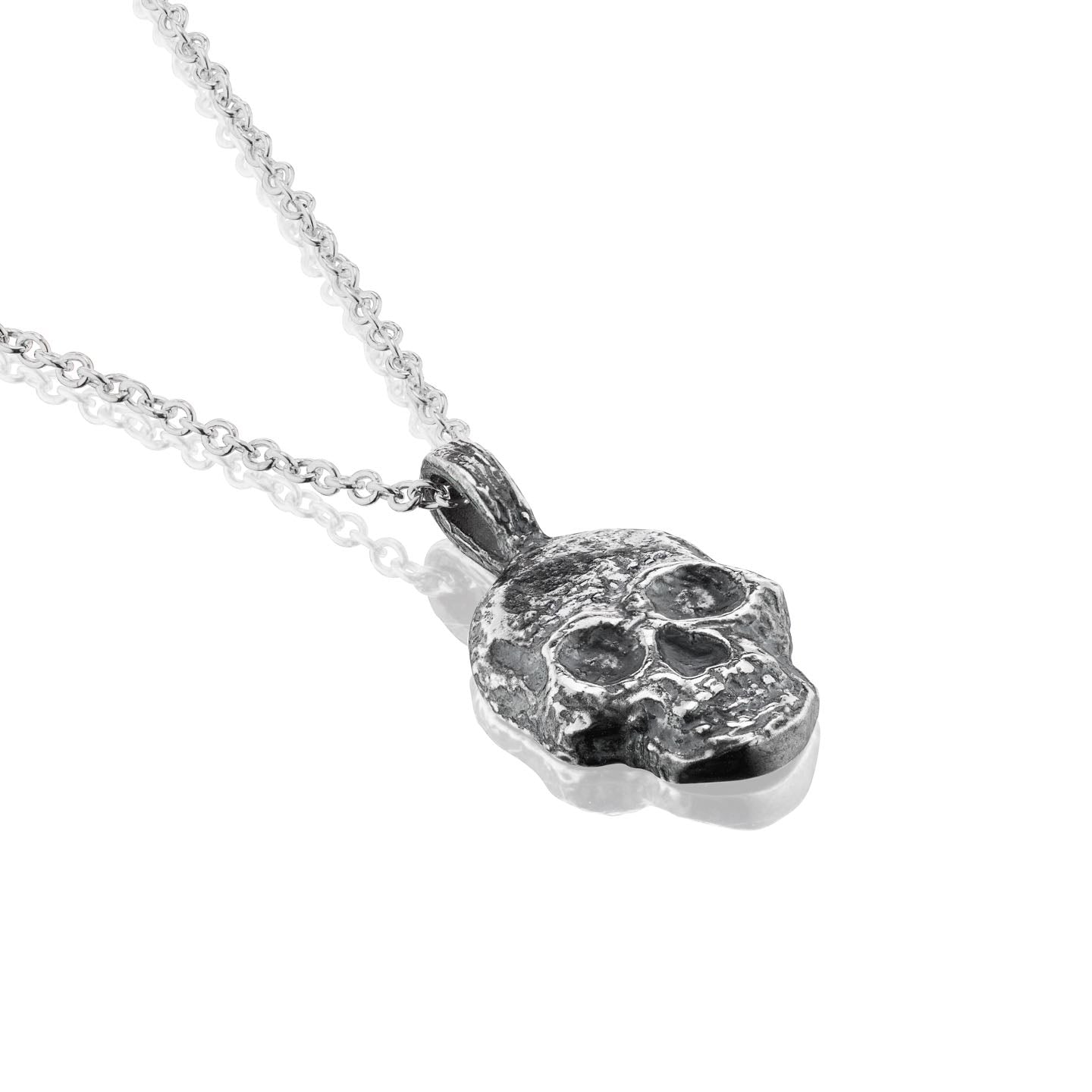 ・SKULL NECKLACE・Silver Pendant, Gold or Silver Chain (Ready to Ship)