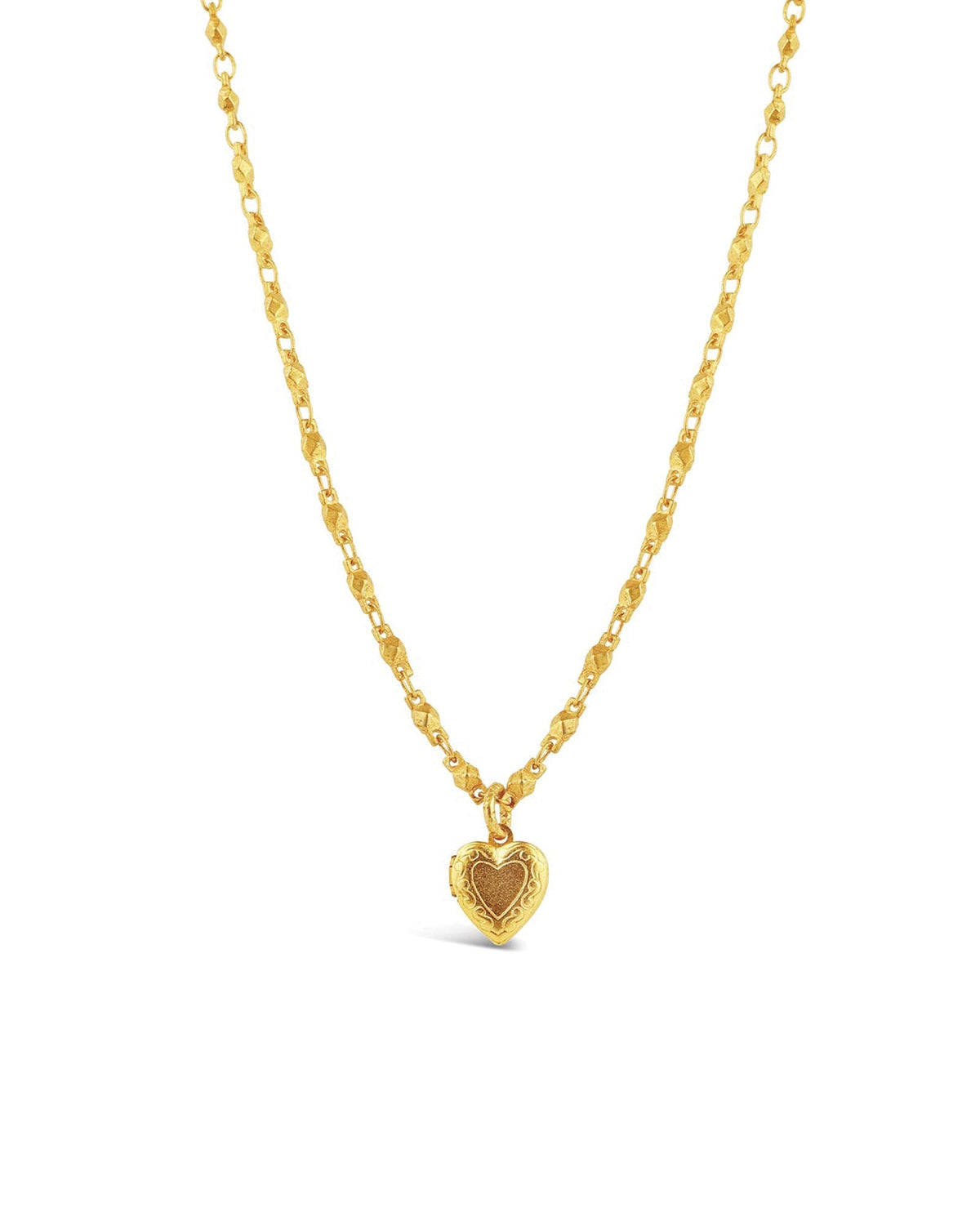 Small Heart Locket Necklace