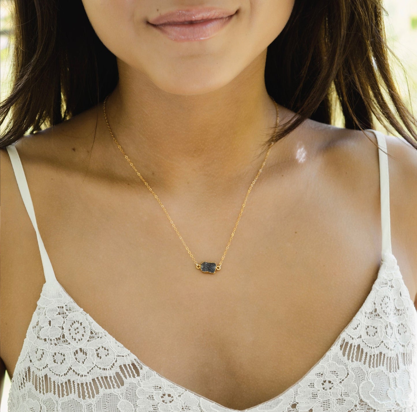 Nyx Necklace - Druzy