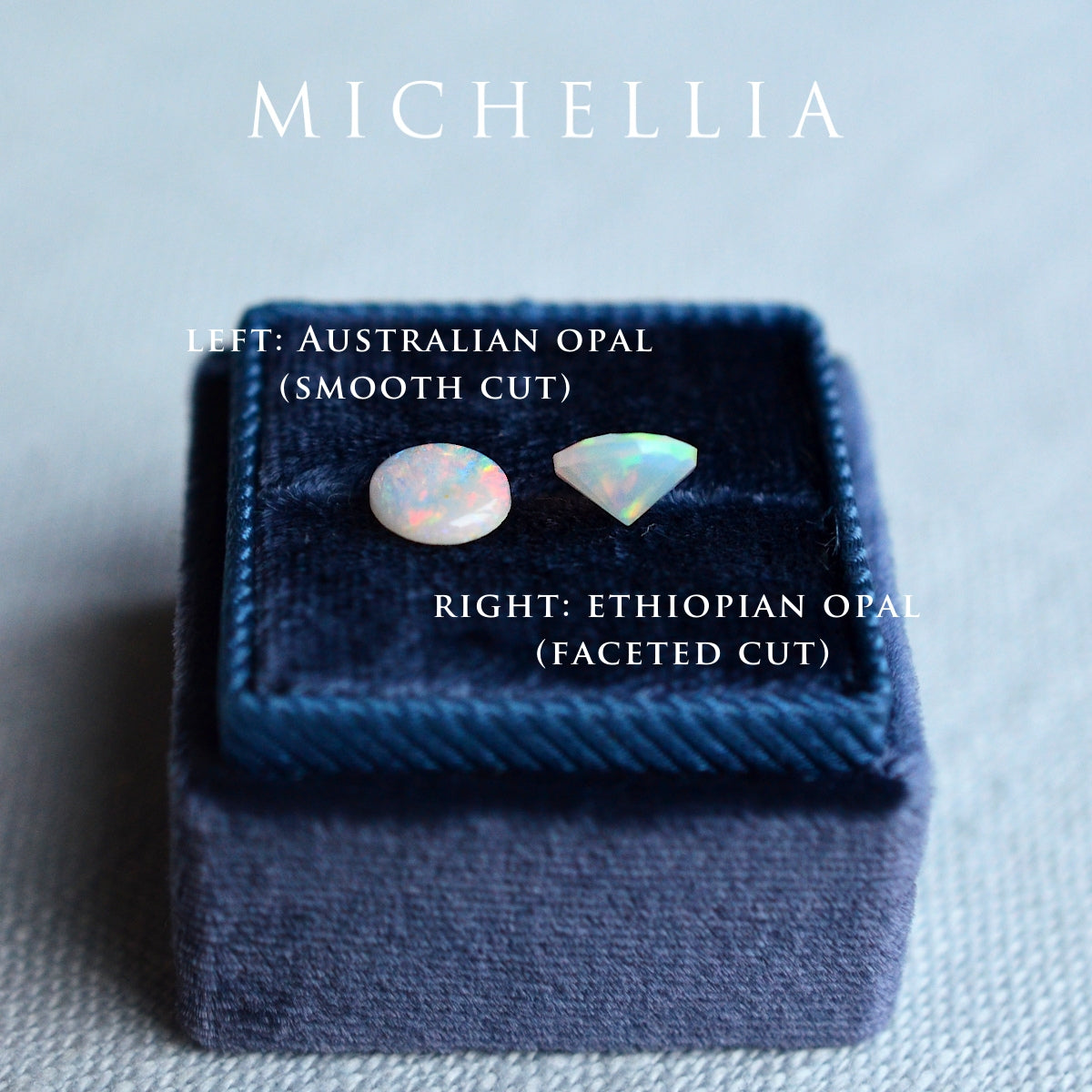 [Evelina] Vintage Classic Crown Oval Engagement Ring in Natural Australian Opal