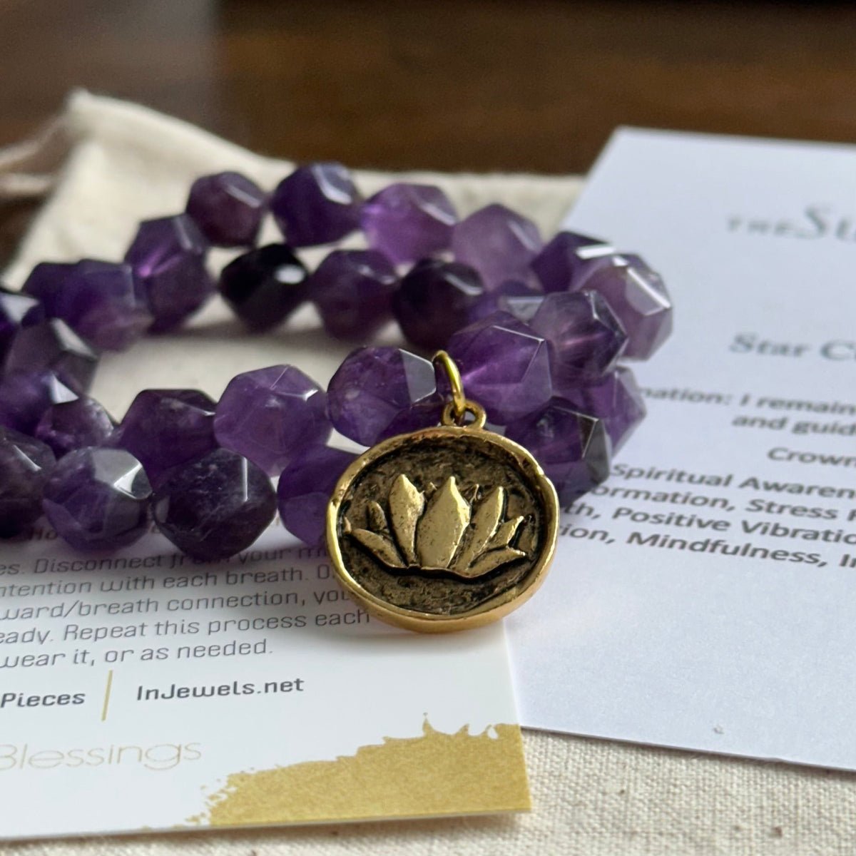 Star Cut Amethyst (Chunky)