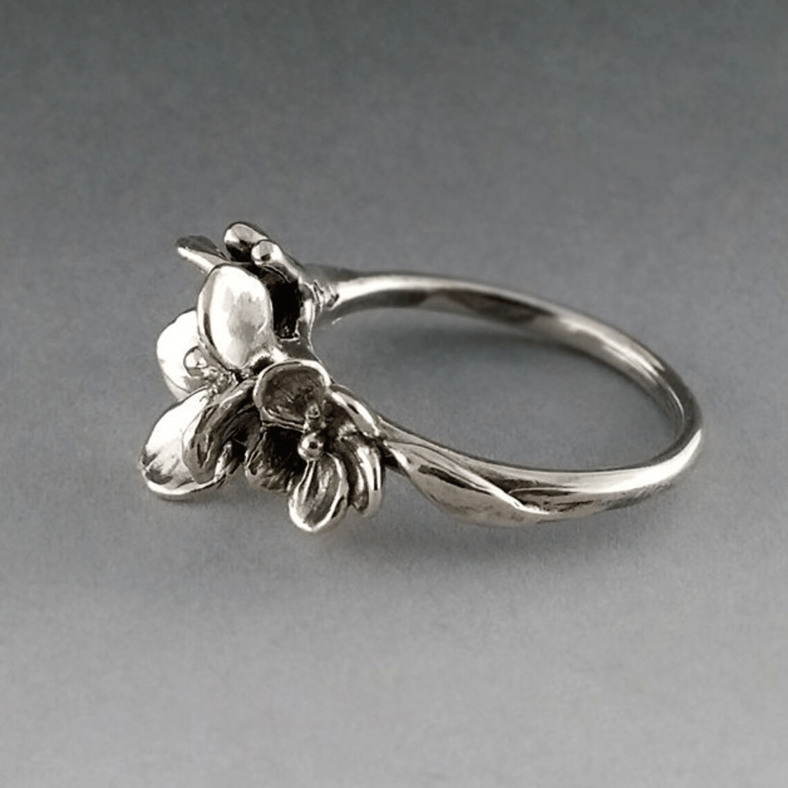 Sterling Silver Flower Ring