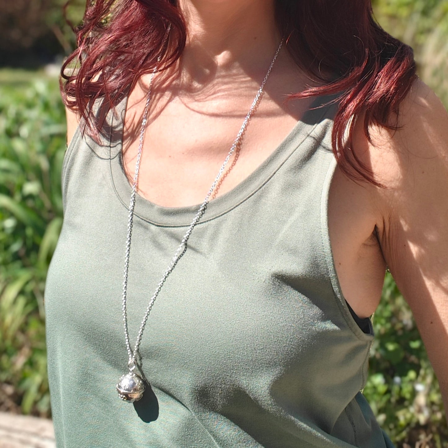 Sterling Silver Harmony Ball Pendant for Pregnancy | Angel Caller Necklace | Spiritual Gift