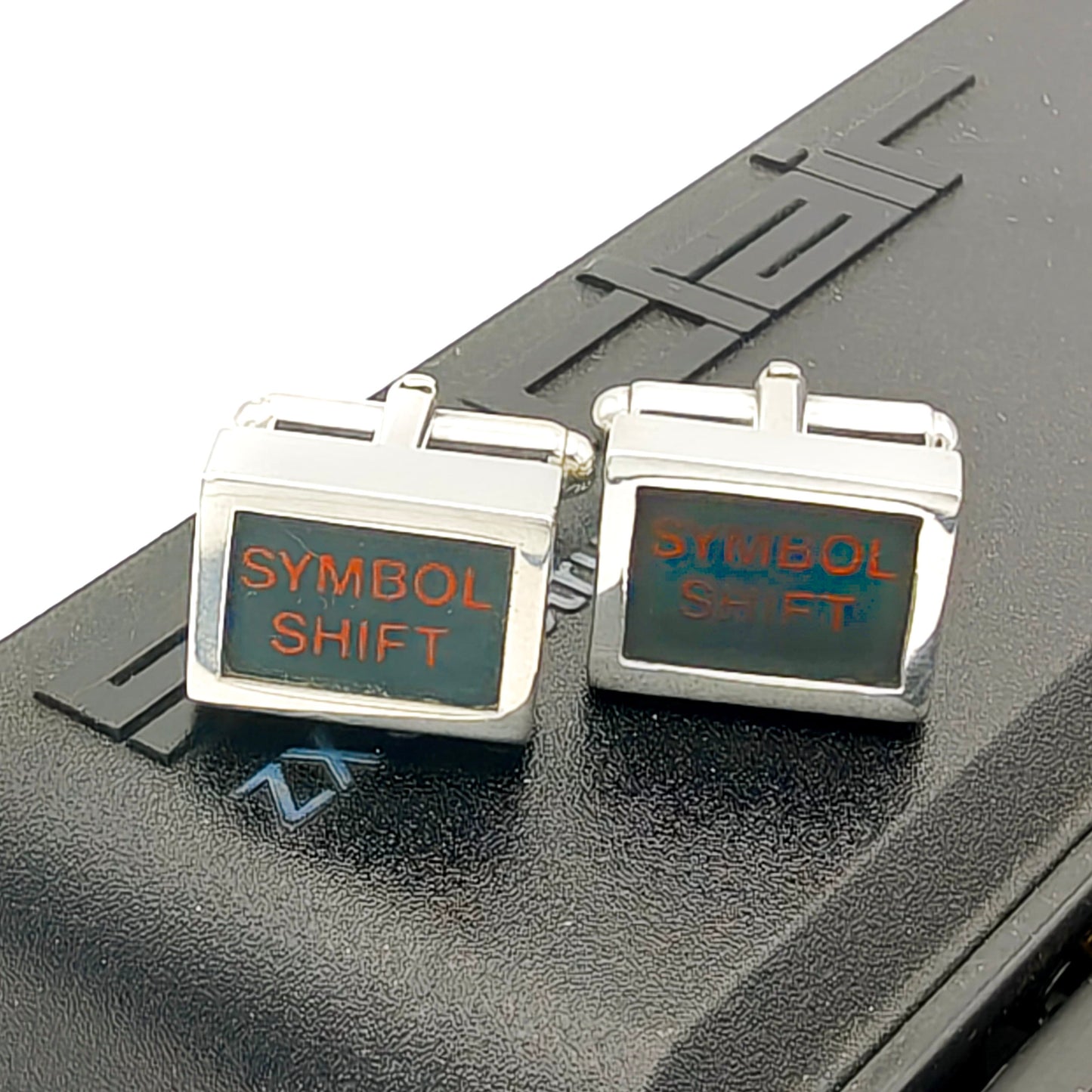 Sterling Silver ZX Spectrum Keyboard Cufflinks | Upcycled Retro Gaming Gift