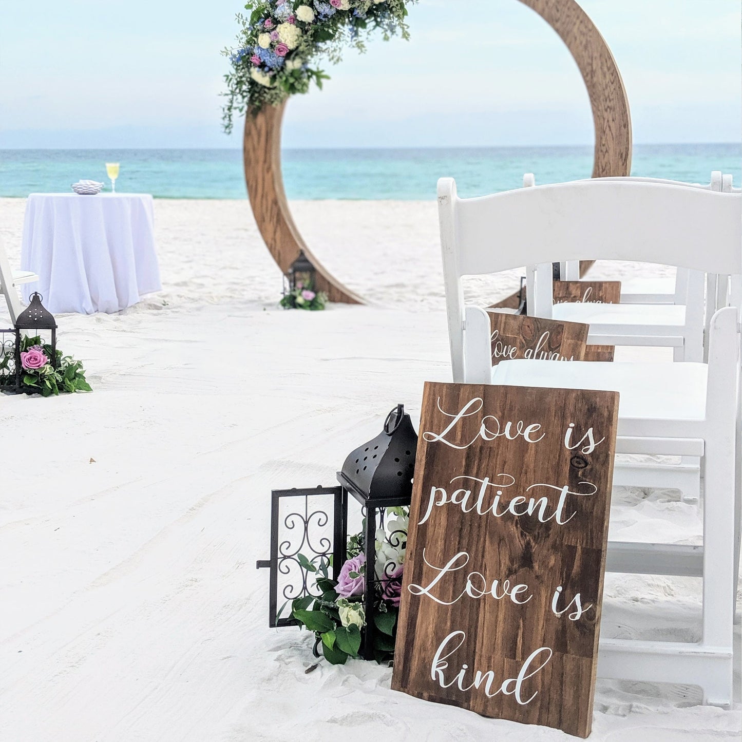 A Stunning Day Wedding Ceremony Package (Officiant, Photographer, Decor with Seating)