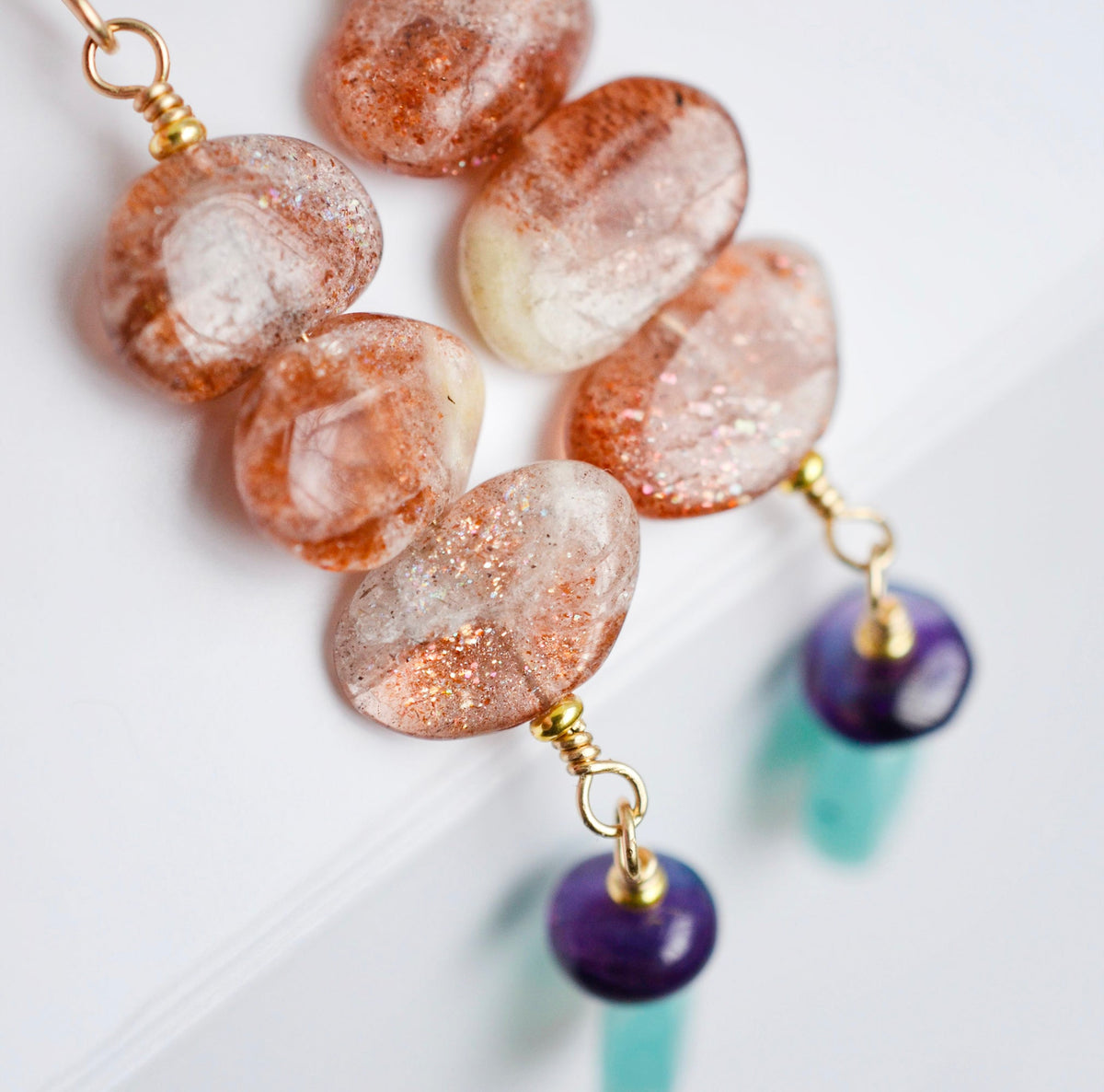 Sunrise Sunstone Earrings