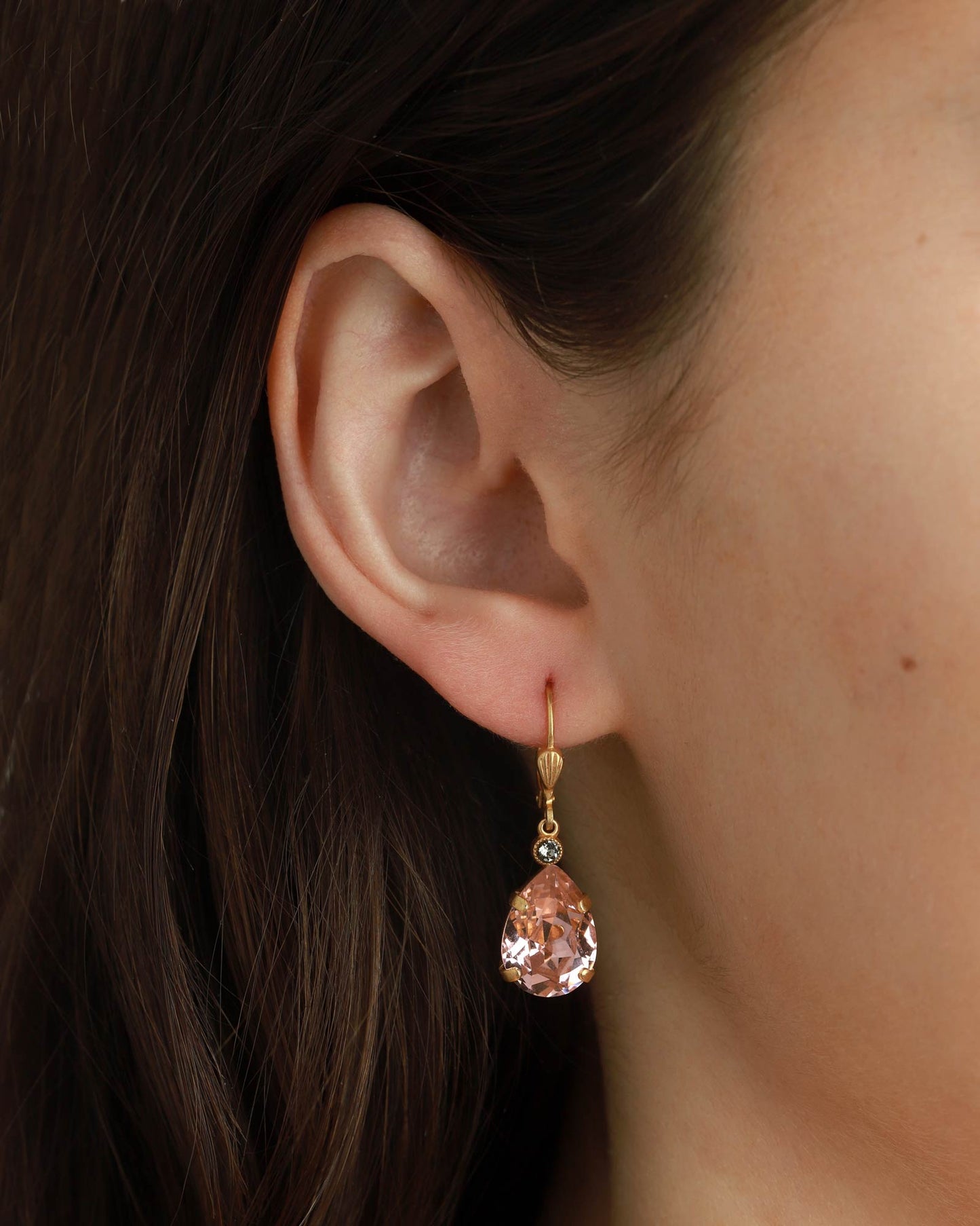 Teardrop Crystal Hooks