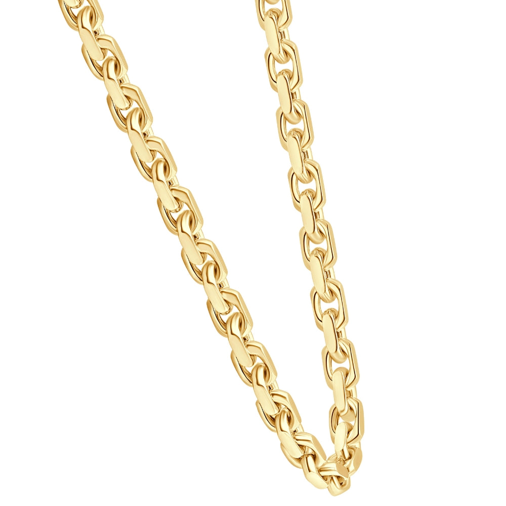14k Yellow Gold Women's 24" Chain Necklace 42 Grams 8.5mm Thick