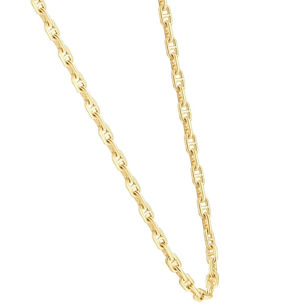 14k Yellow Gold Marine Women's 24" Chain Necklace 22 Grams 5.5mm Thick