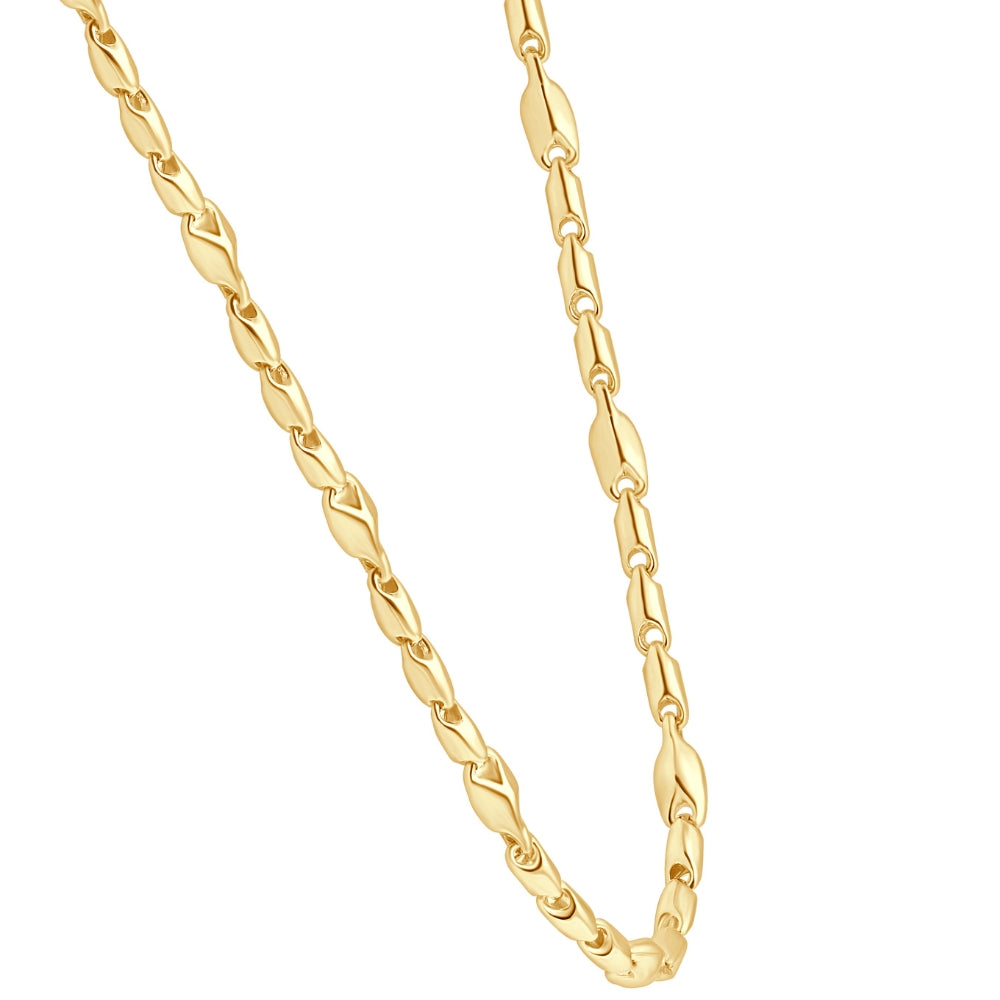 14k Yellow Gold Women's 24" Chain Necklace 17 Grams 4mm Thick