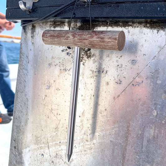 Thirty Fathoms - Canvas Micarta Handle Fish Spike