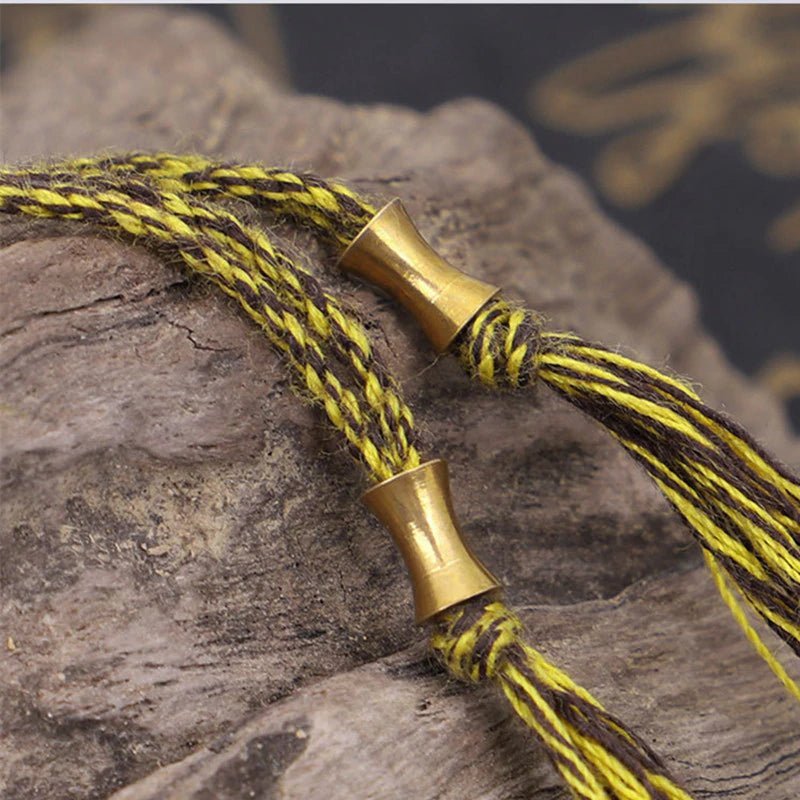 Tibetan Golden Mantra Bracelet