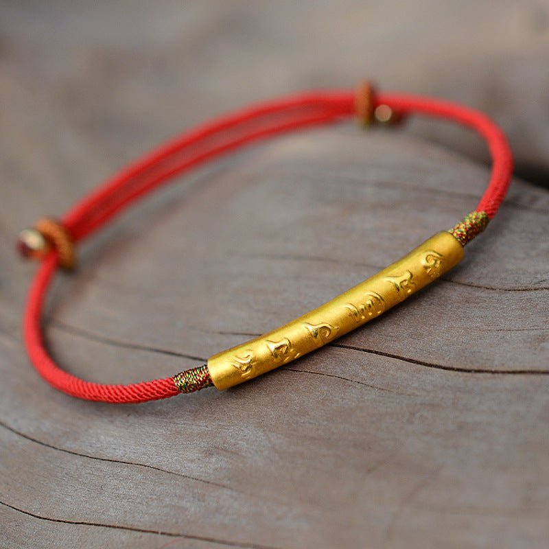 Tibetan Mantra Lucky Charm Bracelet