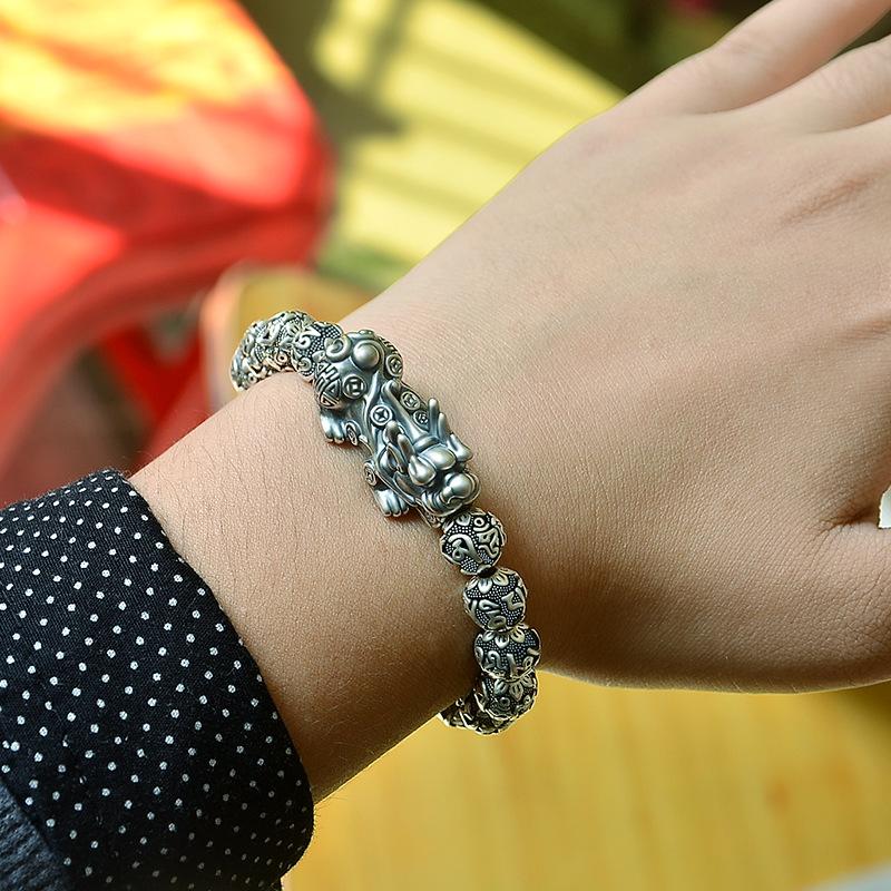 Tibetan Six Words Mantra with Pixiu Bracelet