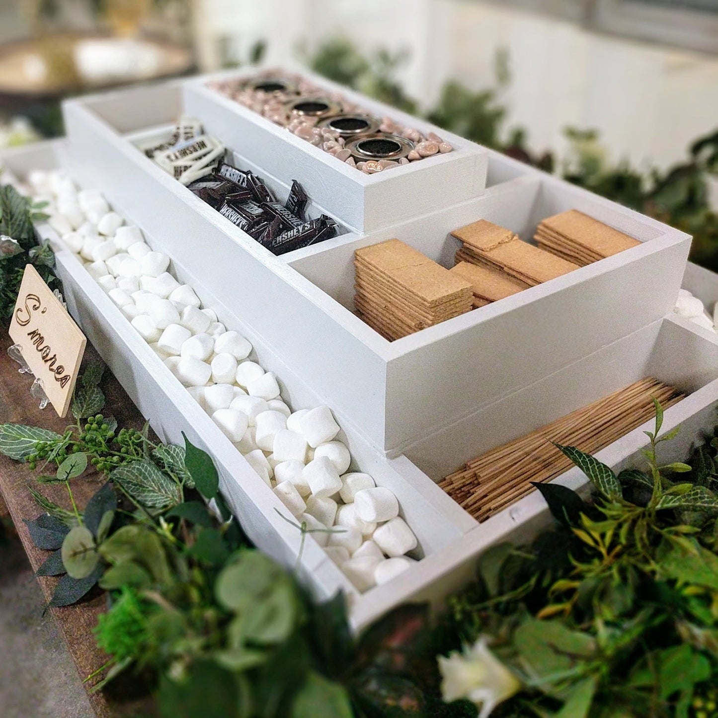 Tiered Smores Table