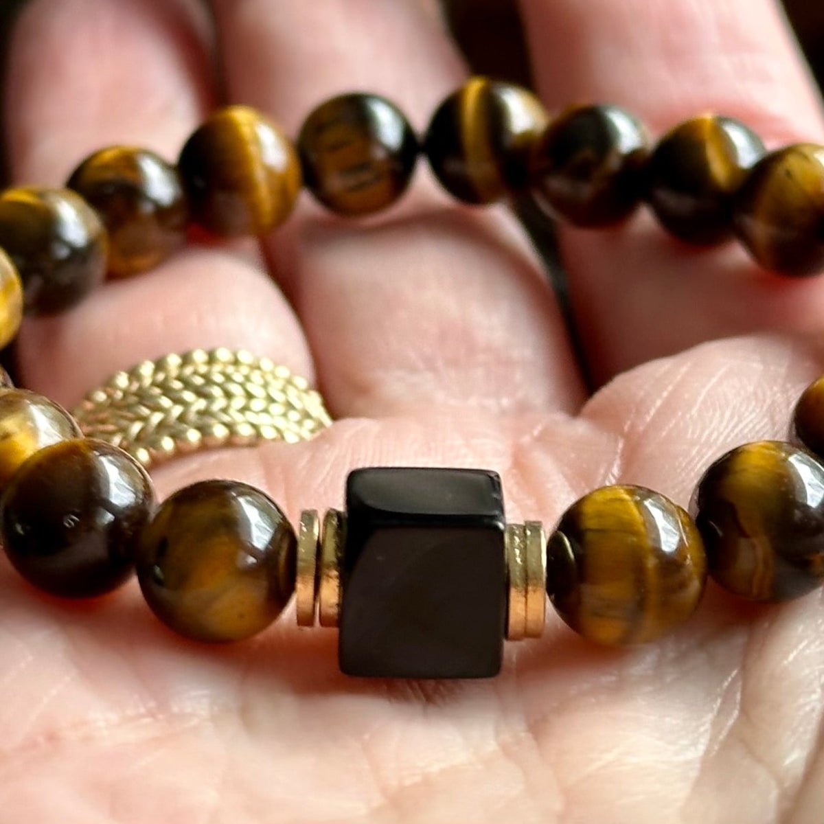 Tiger's Eye & Black Onyx | Courage & Protection