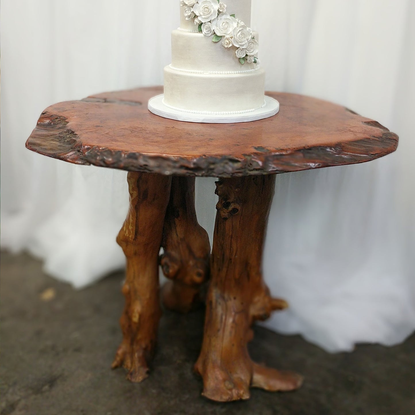 Live Edge Tree Trunk Table