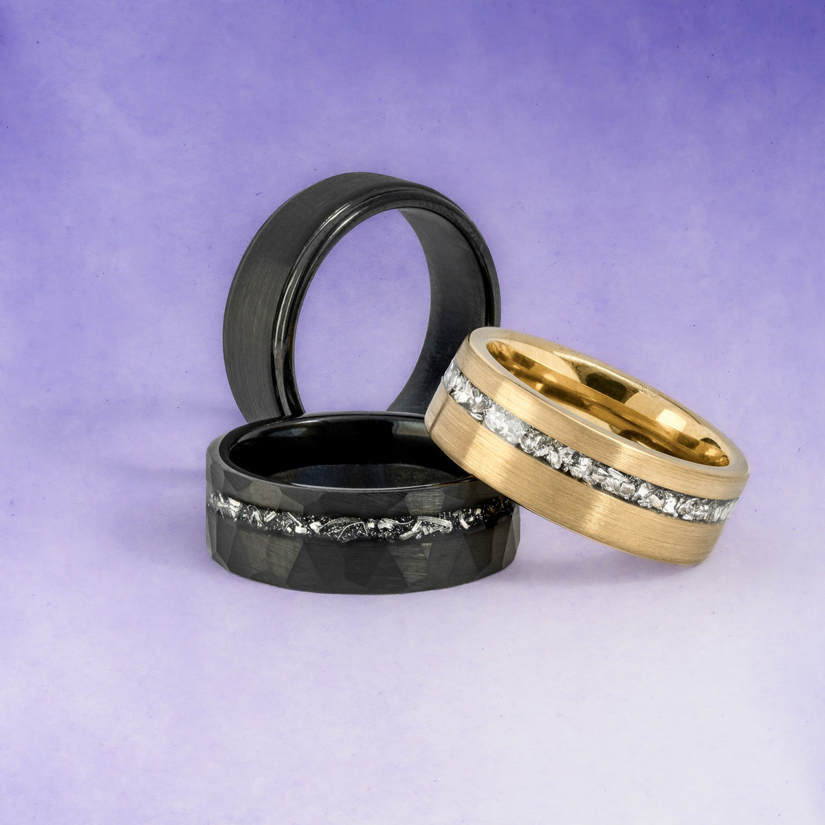Build Your Own Custom Wedding Band - Tungsten, Titanium & Damascus Steel for Men
