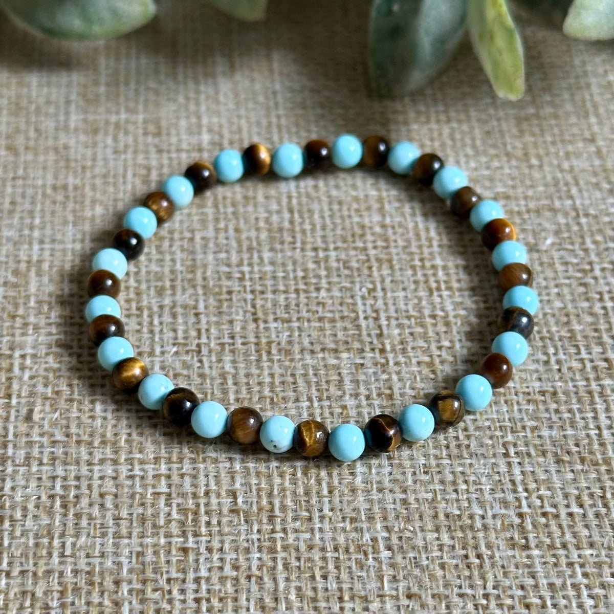 Turquoise & Tiger Eye (Tiny)