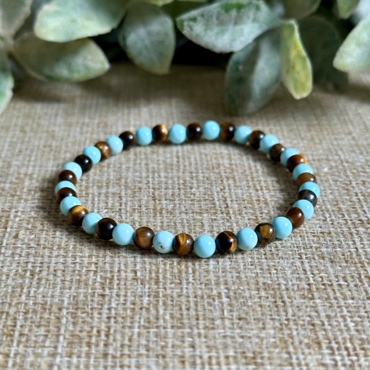 Turquoise & Tiger Eye (Tiny)