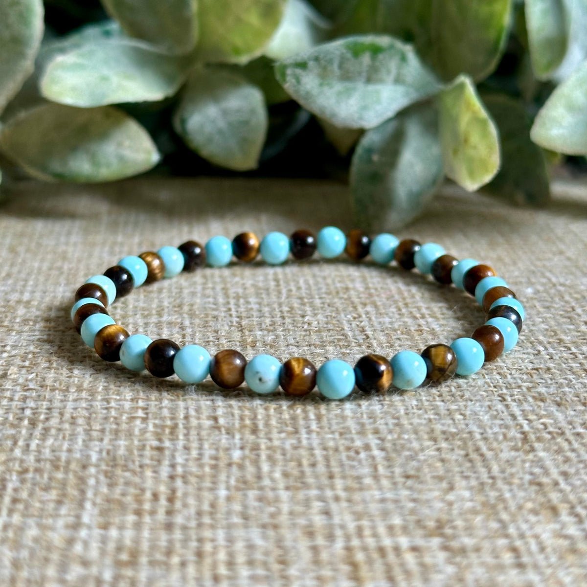 Turquoise & Tiger Eye (Tiny)