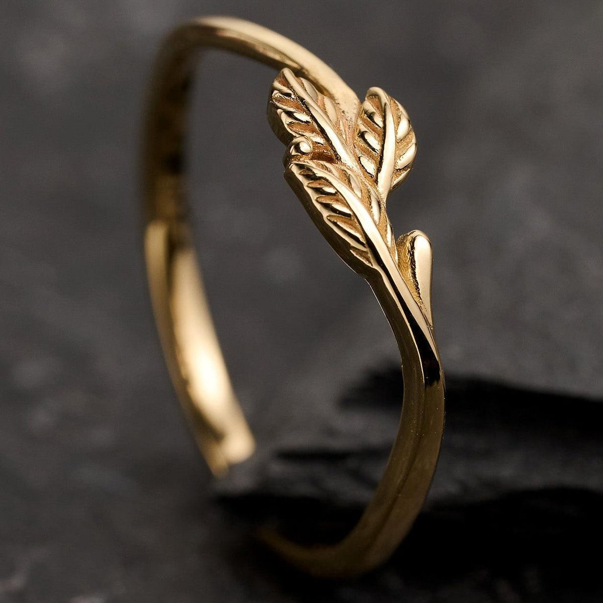 The Minimalist Pair – Classic & Leaf Designs in Polished Wedding Bands