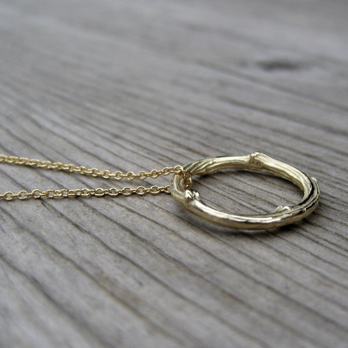 ・TWIG NECKLACE・14k Gold Twig, Gold-Filled or 14k Chain