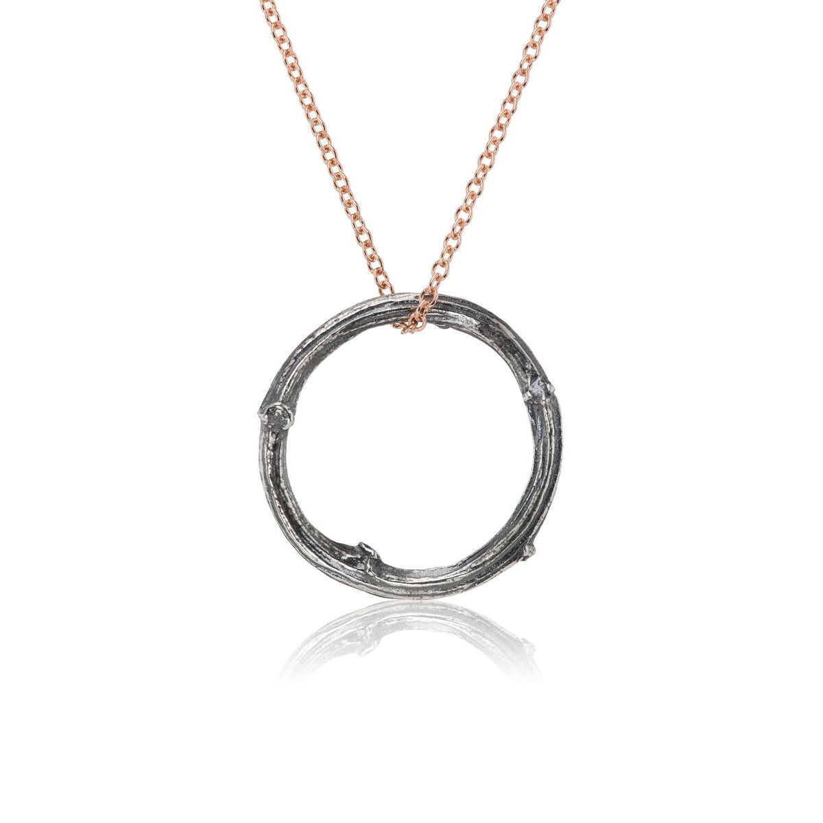 ・TWIG NECKLACE・Sterling Silver Twig, Gold-Filled Chain (Ready to Ship)