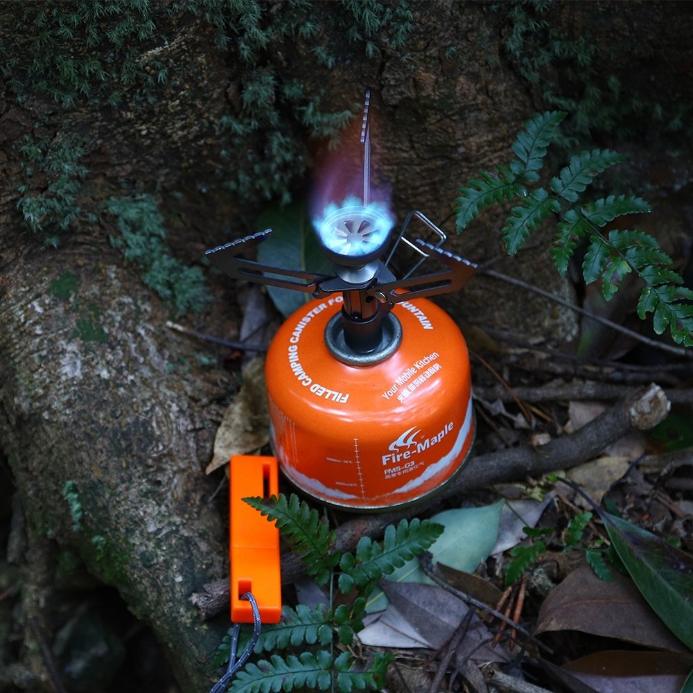Ultralight Titanium Gas Stove & Pot Set