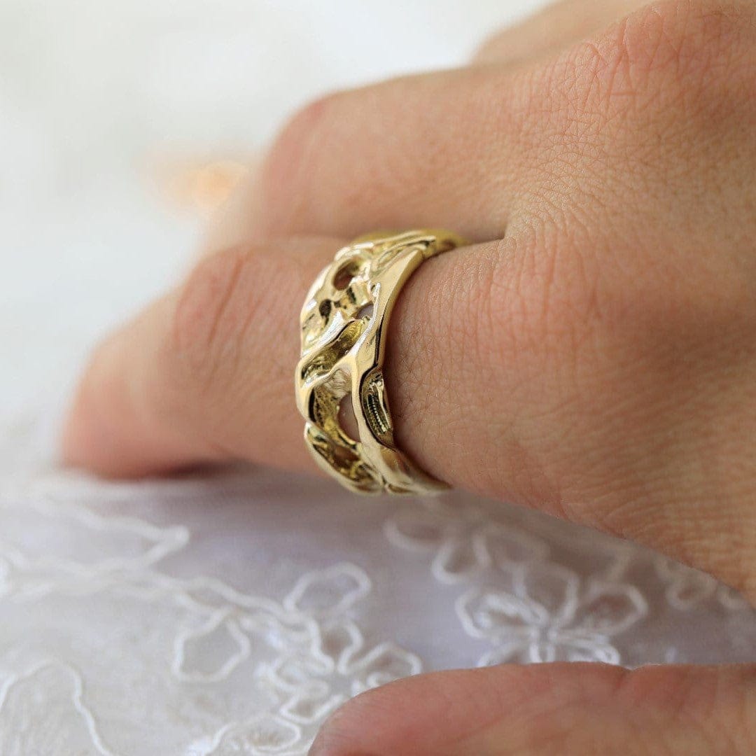 Rustic Mens Wedding Ring