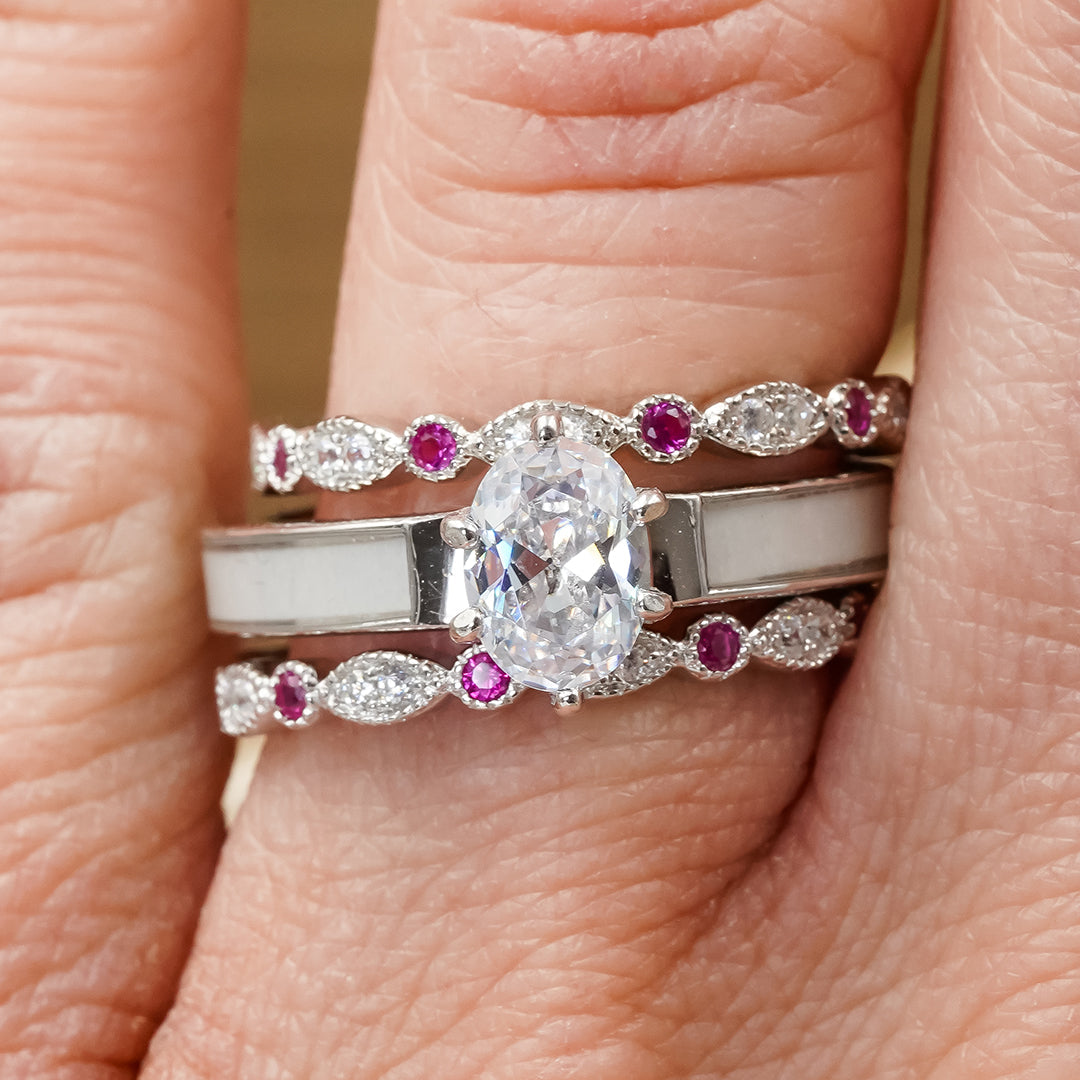 The Pink Vintage Stacking Band