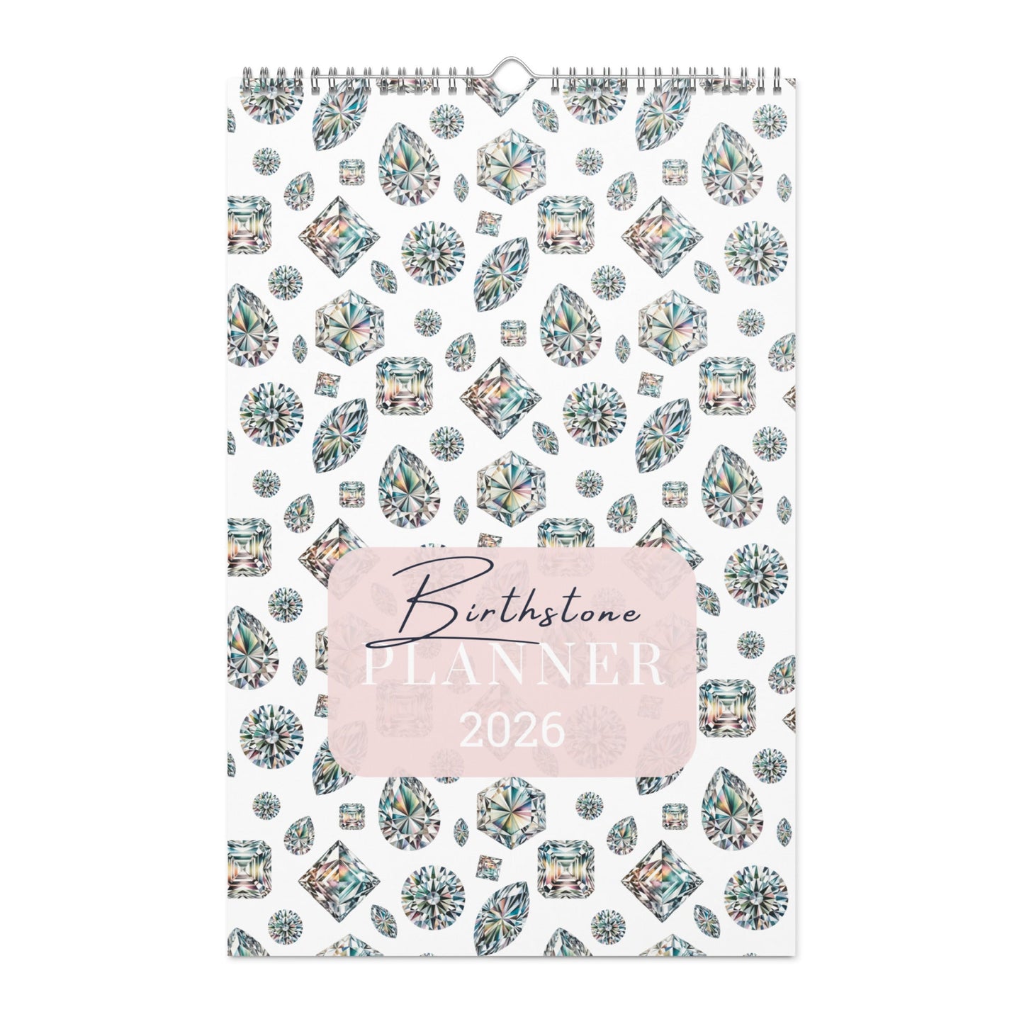 Birthstone Wall Calendar & Planner (2026)