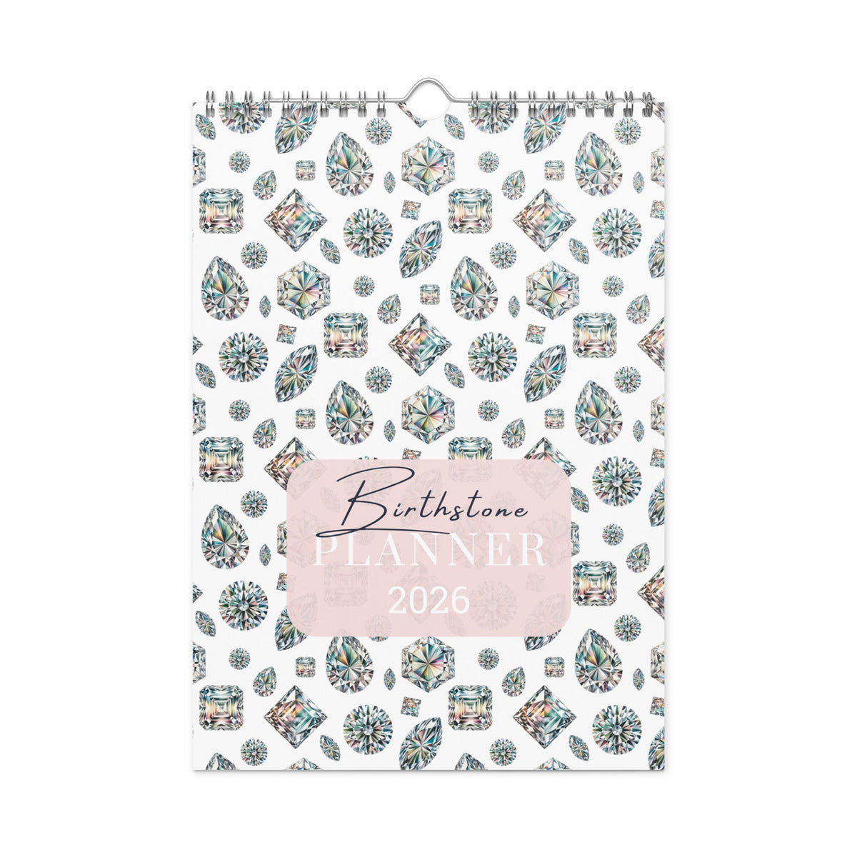 Birthstone Wall Calendar & Planner (2026)
