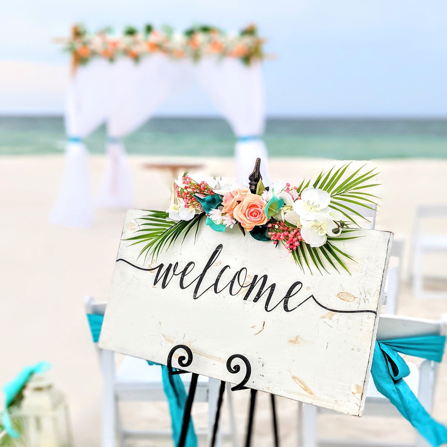 A Stunning Day Wedding Ceremony Package (Officiant, Photographer, Decor with Seating)