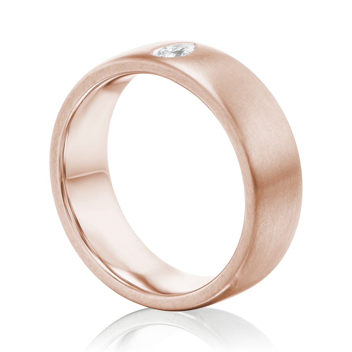 ・RIVER・7mm Wide Band, Pear Diamond