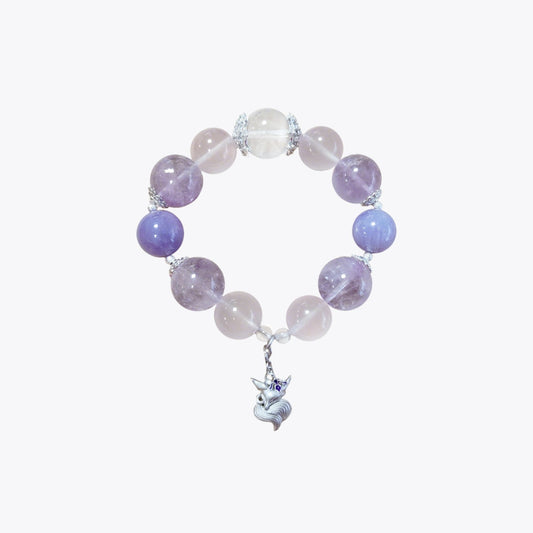 Nine-Tailed Iris · Mist-Bone Frost Crystal Bracelet