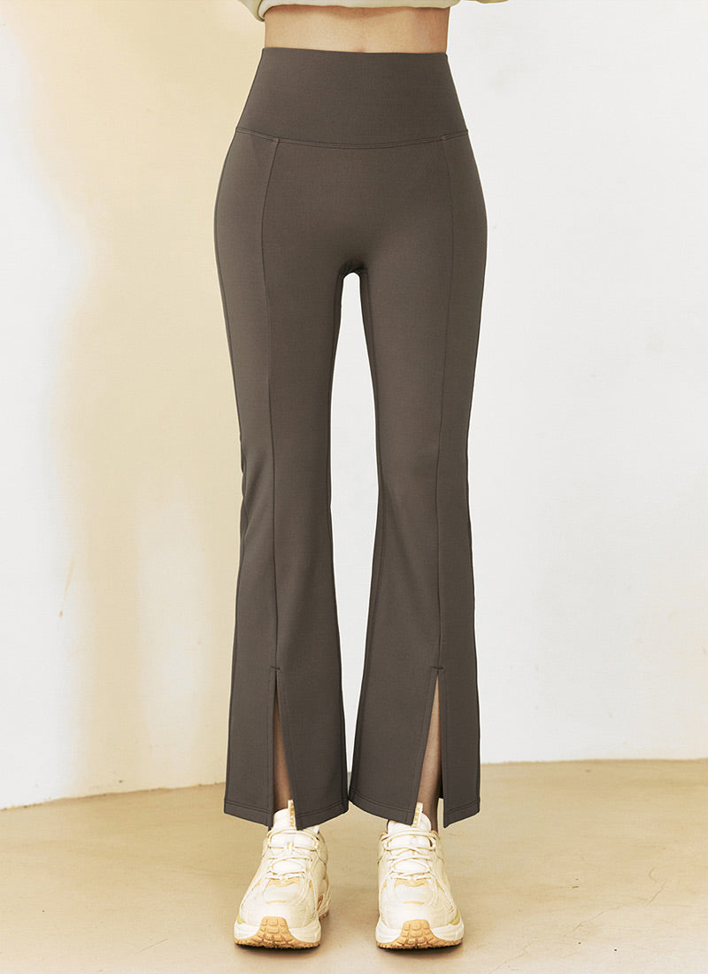 [Only New Member]XELLA Napping Boots Cut Slit Pants
