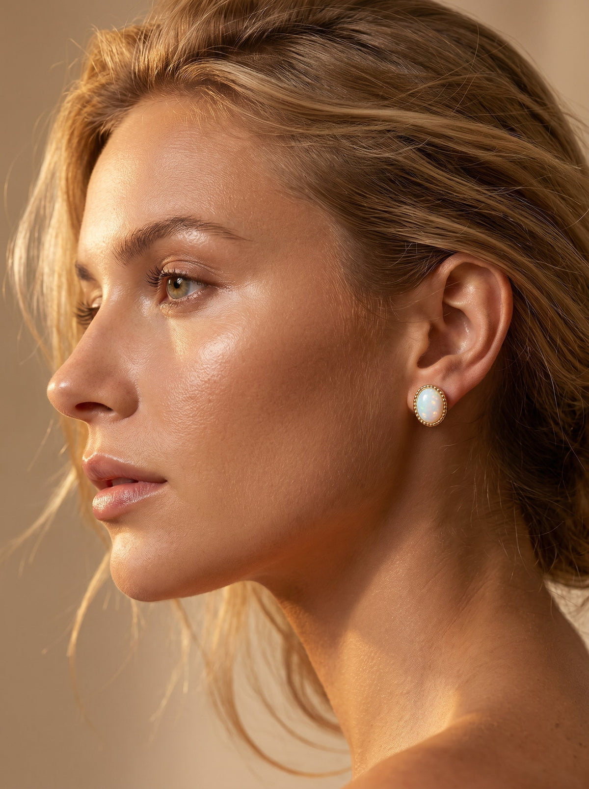 Puces d'oreilles Opale Alizé - Univers Parisienne chic