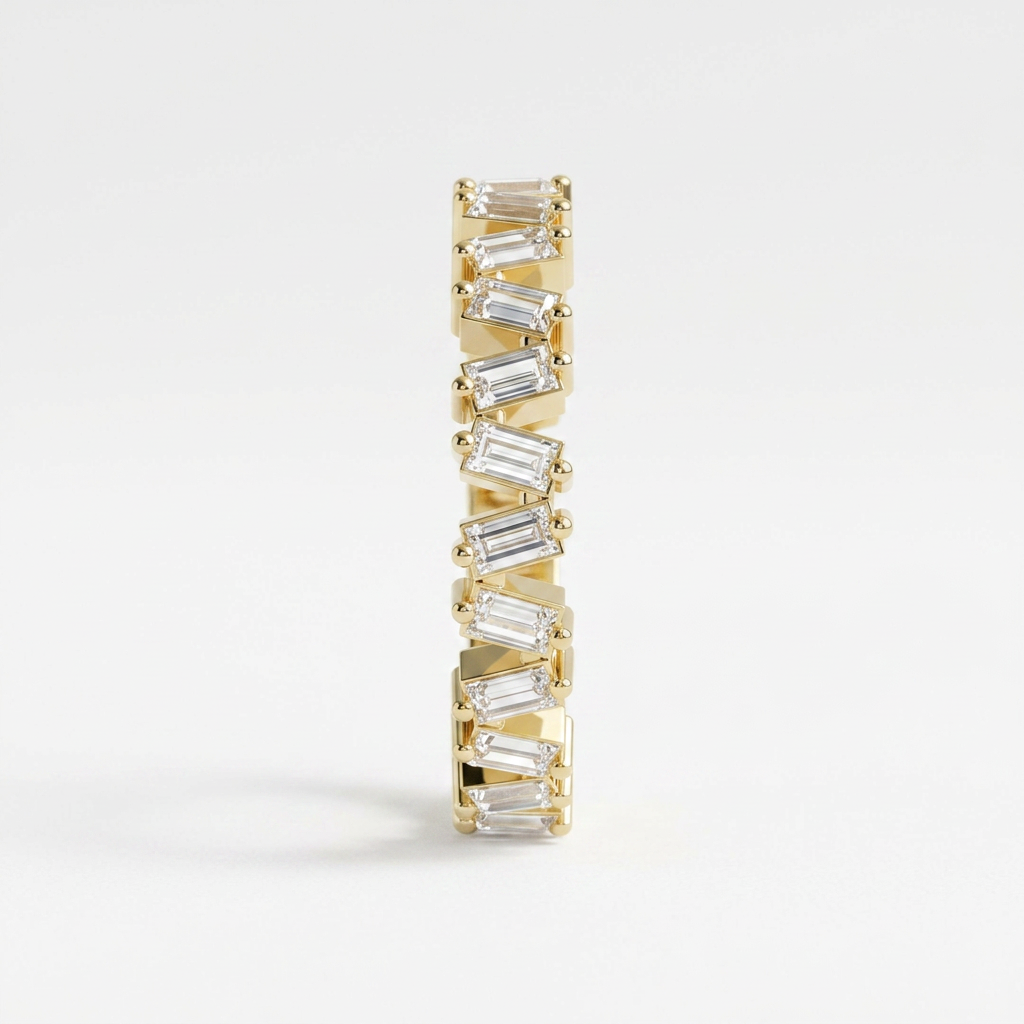 The Zigzag Baguette Eternity Band | 1.50 CTW | Lab-Grown Diamond