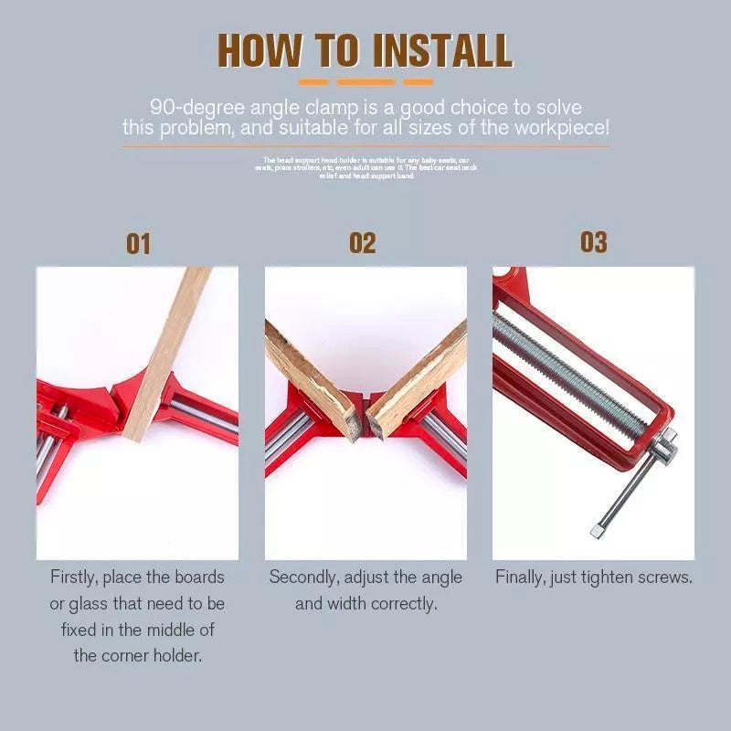 90-Degree Right Angle Clip