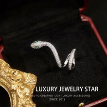 Load image into Gallery viewer, 【New Arrival】Alloy temperament designer style snake-shaped surround ear stud
