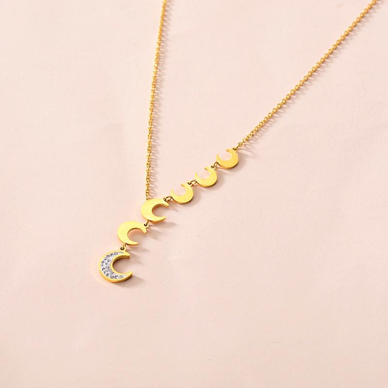 Series of moon pendants