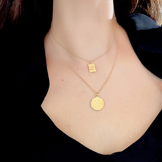Double Cube Necklace